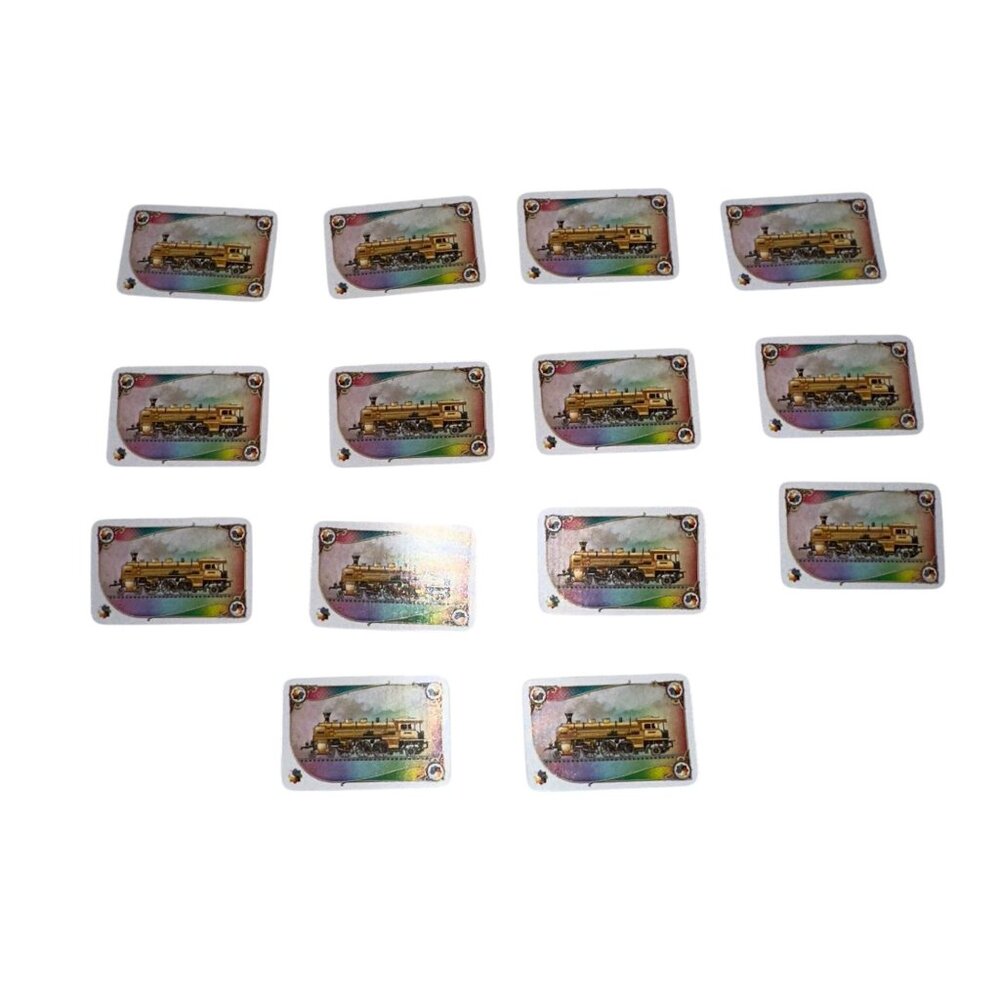 Days of Wonder Ticket to Ride Set of 14 Rainbow Locomotive Car Wild Train Cards